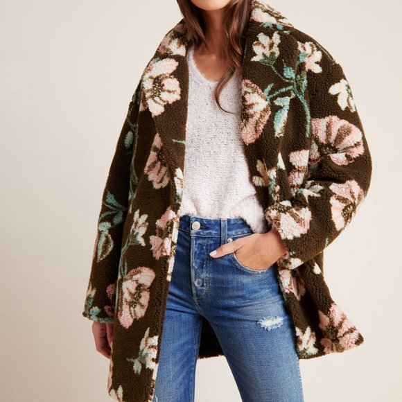 Anthropologie floral jacket Clearance